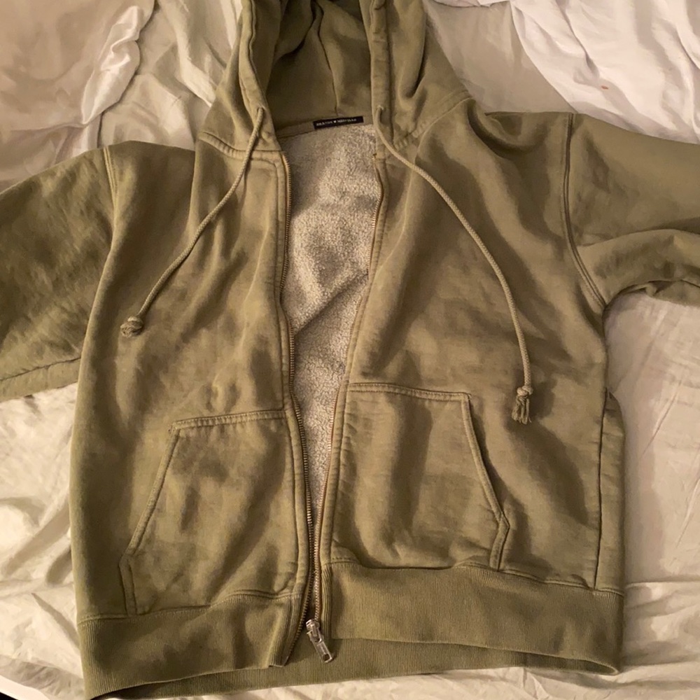 Brandy Melville Green Hoodie